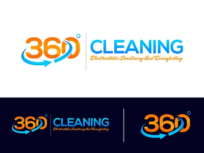 360 Cleaning Logo Design immaculate