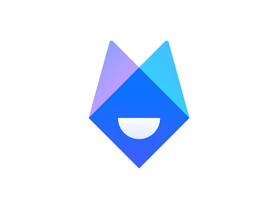Geometric Smile Logo For App, Tech Or Kids Brand ai assistants app developers bold logo branding bright modern gradients design educational apps geometric fox gradient logo happy face happy logo joy logo learning platforms logo logo designer minimalist logo modern logo saas tools smile logo tech startups