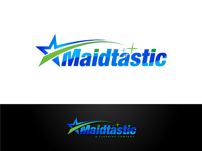 Maidtastic Cleaning Logo spotless