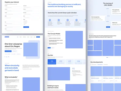 Designing Circularity for Real Estate real estate real estate website realtor realtor site sketch ui ui design ux ux design web design wireframe