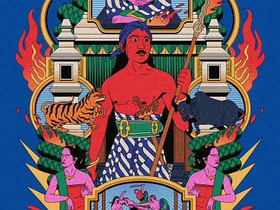 Mangir draw illustration politics poster vector