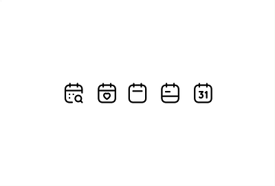 Calendar Animation icons animation calendar date icon icondesign iconography iconpack icons iconset time ui