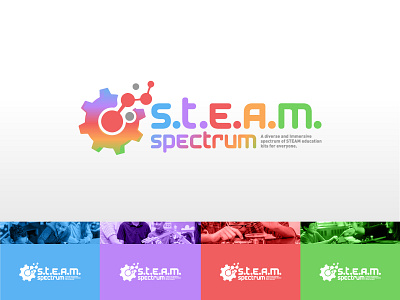 STEAM Spectrum Logo Design vision