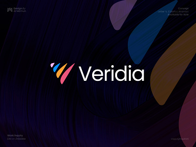 Letter V, Creative and Modern Business Logo branding business logo colorful logo dynamic letter mark letter v logo logo logo design logo designer logo icon logo mark marca modern logo solution logo symbol