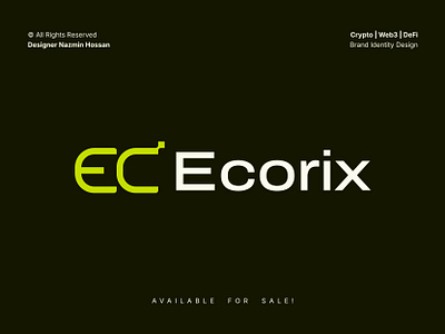 Ecorix – E C Lettermark Logo for Digital SaaS, AI, & Web3 Brand ai logo blockcgain logo blockchain tech logo branding c logo crypto logo defi logo e logo ec logo fintech logo lettermark logo logo logo design logo designer startup identity tech logo tech startup technology logo web3 logo