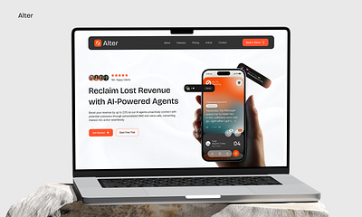 Alter - SaaS | Web & UI/UX Design adobe photoshop adobe xd app design branding design dribbble shots graphic design illustration interaction design saas saas website saas website design ui ux web design