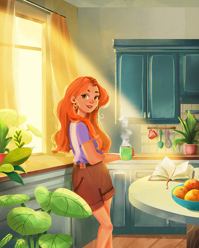 Cozy art artist artwork cartoon character design concept concept art design digital art digital artwork digital illustration graphic design illustration illustrator