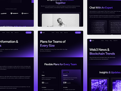 APIQ — Web3 Blockchain Website Framer Template ai clean landing page ui ux web design web3 website