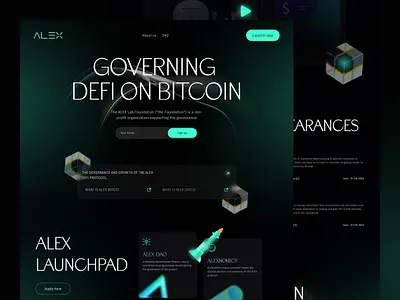 Crypto Landing Page crypto crypto landing page cryptocurrency defi defi landing page landing page uiux web design web3