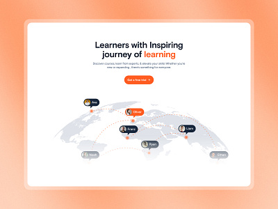E-Learning SaaS Landing Page dashboard designe dashboard ui design digital education e learning edtech education web design educational dashboard educational platform educational website focotik learning platform online education online learning ui ui design ui ux design web application web design website design
