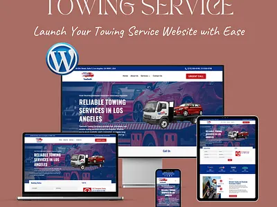 Towing Company Website Template – Ready to Launch in 24 Hours towing company towing website website template
