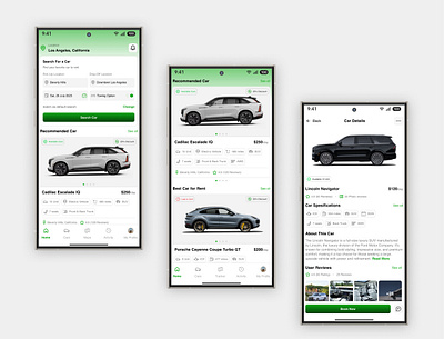 CarRents - Car Rental App car rental app car rental app design figma mobile app mobile app design ui ui design ui designer uiux uiux design uiux designer ux ux design ux designer