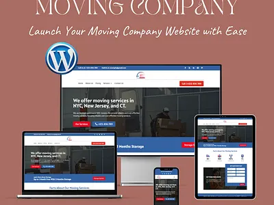 Moving Company Website Template – Ready to Launch in 24 Hours moving company moving company website moving company website design