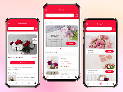 Flower Marketplace | Delivery App | UI UX Design app app concept app design appdesign deliveryapp design floralappdesign flowerdeliveryapp flowershop flowershopapp giftdeliveryapp on demand onlineflorist samedaydelivery ui ux