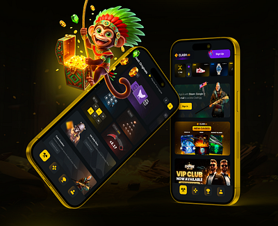 Gambling Mobile App Design app casino mobile app casino web gambling dashboard gambling mobile app gaming app ui ux