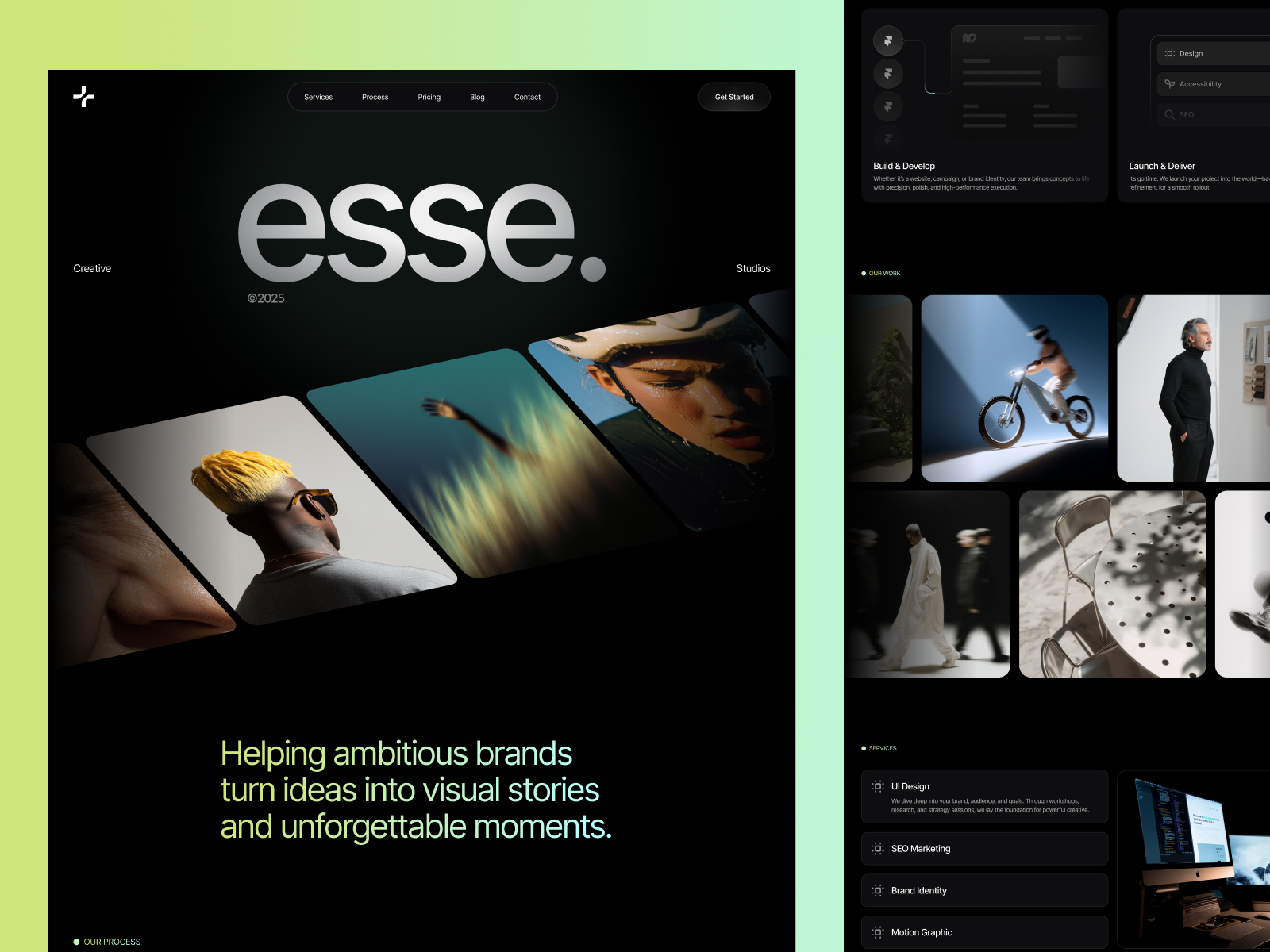 Esse - Creative Agency and Designer Website Image 0
