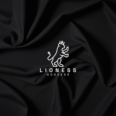LIONESS GODDESS: Elegant Line Art Logo with Regal Symbolism brand identity branding design design logo flat graphic design icon illustration line art logo logo design logos logotype minimal minimal logo minimalist modern simple timeless unique