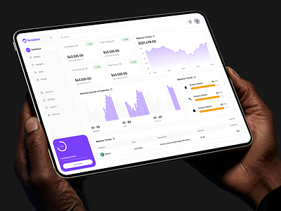 Finance Managment Dashboard Design analytics banking charts clean dashboard design finance finance dashboard financial investment line chart liquid asset modern money tranesfer product design uiux wealth management