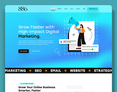 Digital marketing website design design digital marketing website design website
