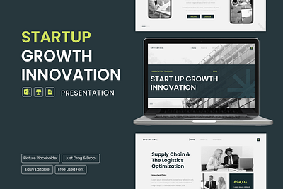 Startup Growth Presentation business company corporate graphic design growth innovation keynote picthdeck powerpoint ppt presentation project slides startup success technology template