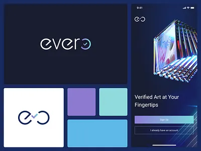 Evero - Branding app design blockchain branding design logo luxury goods marketplace marketplace design mobile app design nft nft marketplace physical ui ui design ux ux design web app design web3