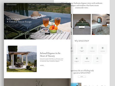 Soleevino / Hotel booking website project designe figma ui ux web designe websit