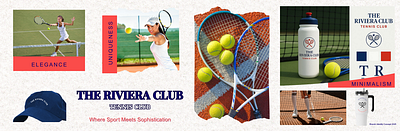 Tennis and Golf Club Branding and Mockups atmosphere brand mood branding clou graphic design logo luxury premium ui