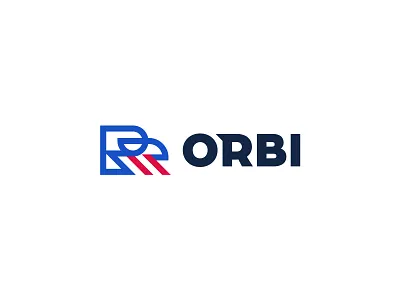 Bird / ORBI bird branding design eagle logo minimal white