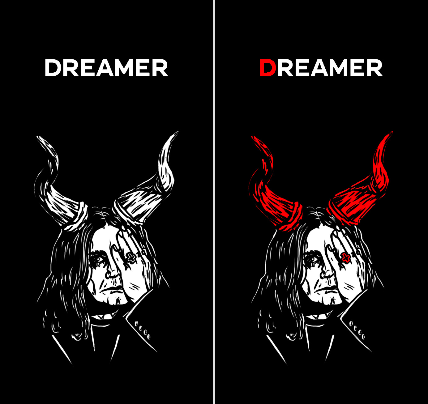 dreamer art artist black sabbath dead inside art 28 design digital drawing dreamer illustration ozzy ozzy osbourne rock rock band