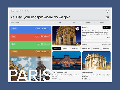 Travel Itinerary Planner Web App creative landing pages dashboard modern website planner app popular travel education ui design ui ux web web app web application design web design web design inspiration web ui