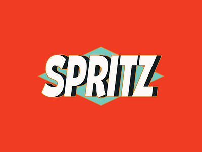Spritz: Brand Design alcohol brand brand design branding brandmark custom logo drink logo logotype mark non alcoholic spritz