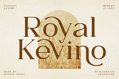 Royal Kevino - Serif Font classic clean corporate font display font editorial fashion feminine font headline magazine magazine font metro font royal kevino serif font sans serif font swash font