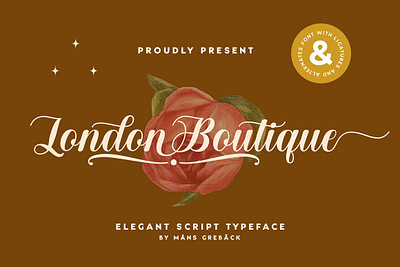 London Boutique – Classy Shop Fonts blackletter calligraphic calligraphy display hand drawn handwriting handwritten logotype medieval middle ages poster vintage vintage antique