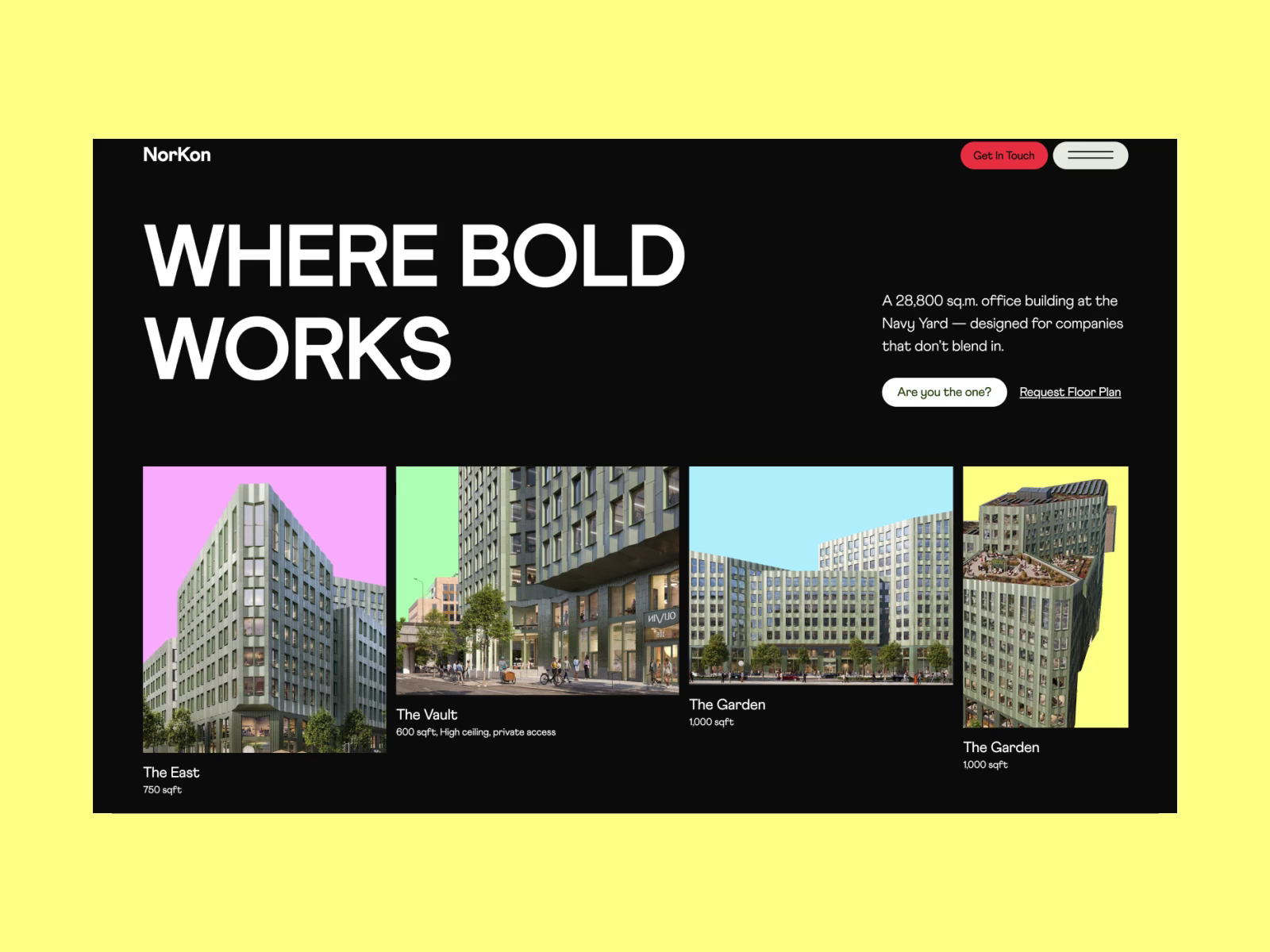 Example of Real Estate Website Design & Development