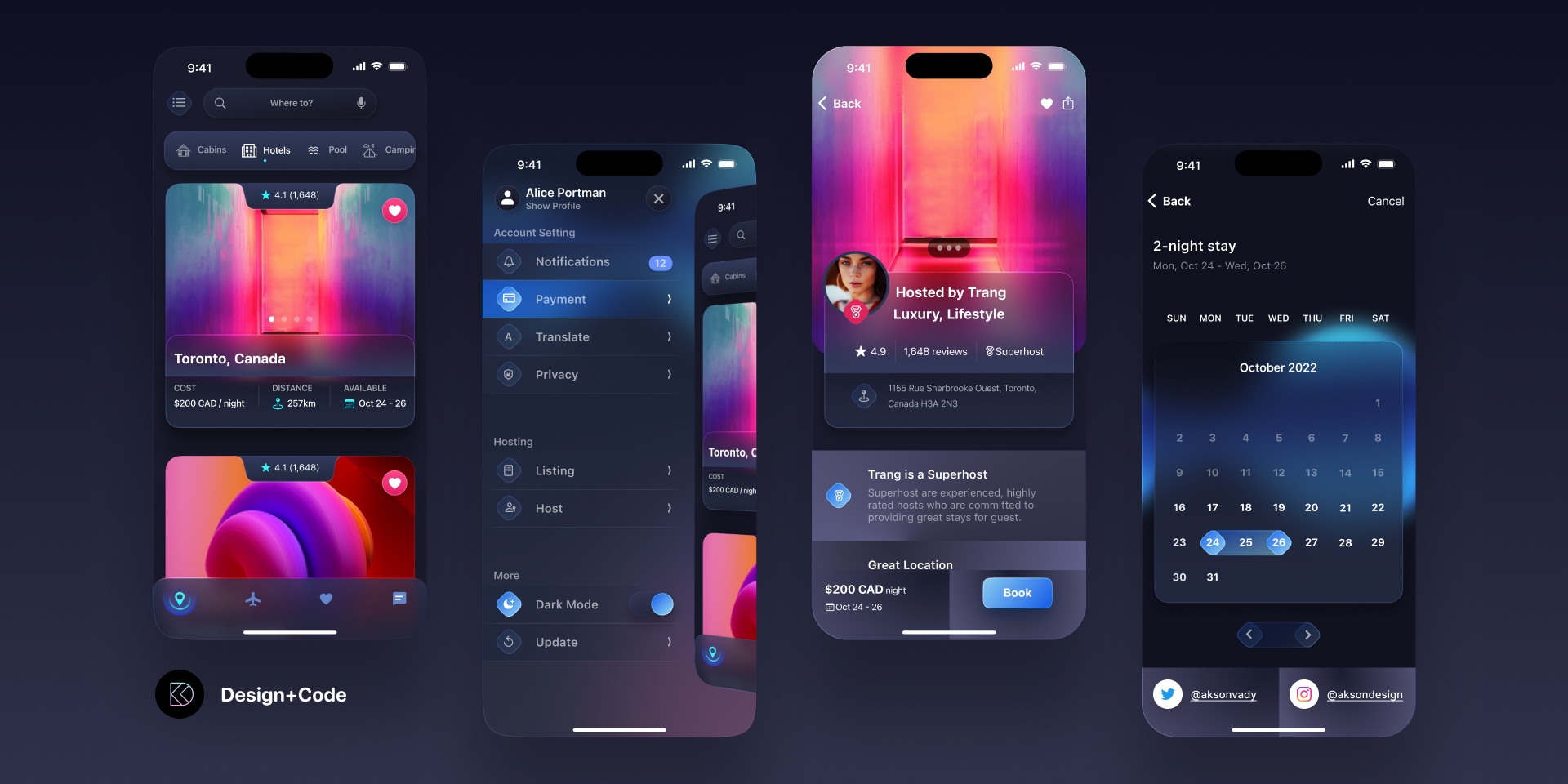 Example of App Design Concept (3 Screen)