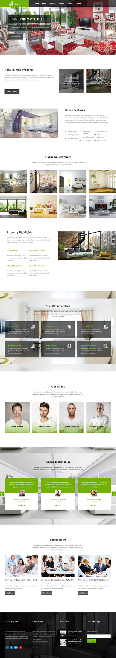 Real estate landing page design 3d agency animation branding business design figma graphic design motion graphics real estate ui