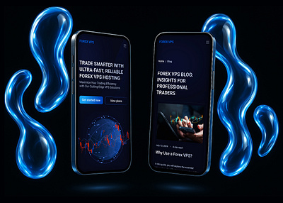 Forex VPS Hosting | UI/UX forex trading hosting platform server solutions tech website ui design uiux ux design vps hosting web app website design