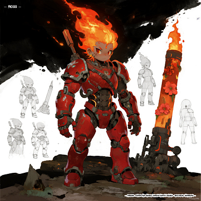 AIGC-Original character design, various earth scenes-Bio-Warrior 3d branding game characters illustration illustration art image design imagination logo original painting design scene design