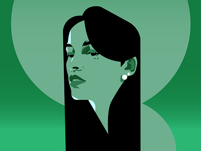 2245 abstract app illustration blog post branding composition design editorial editorial illustration identity illustration laconic lines minimal portrait poster potrait illustration woman woman illustration