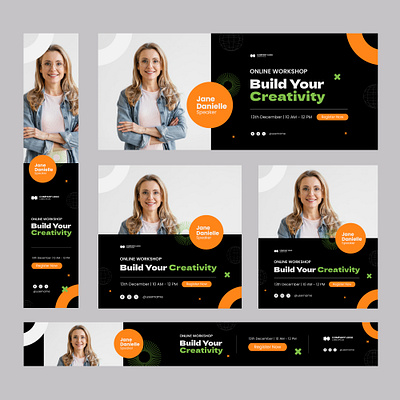 Static Ads Banner Design for Online Workshop adbannerdesign ads bannerdesign banners google ads marketingdesign static ads