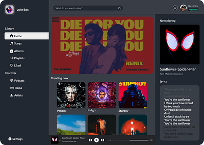 Music Player dailyui graphic design ui