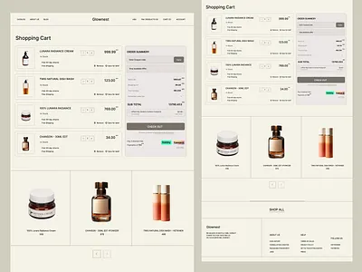 Skincare Website Design beauty cart cart page chackout cosmatic e commerce web ecommerce design fashion graphic design online product website products products page skincare skincare website store web website website design