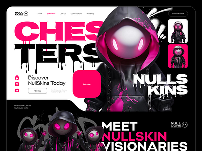 NFT Landing Page art designe graphic design landing page nft ui ux web design web site