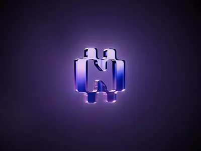 Nodex 3D Logo 3d 3d animation 3d elemnt 3d logo animation blockchain crypto dapp dark graphic design logo animation motion graphics