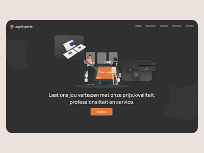 Logo Experts Website logo maker ui website