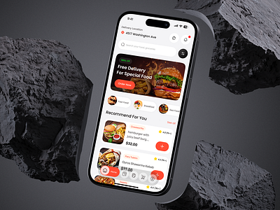 Food Delivery Mobile App UI UX app app interface delivery delivery app food delivery app food delivery mobile app mobile mobile app design mobile app ui mobile ui mobile ui design mobile ux modern app ui ui design ui ux design