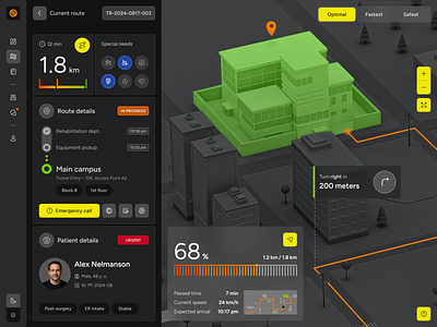 Emergency Route Tracker - Design UI/UX app design branding cleanui conceptdesign crisismanagement design figma figmadesign mobiledesign modernui productdesign productui routetracker safetyapp ui uidesign userfriendly ux uxdesign webapp