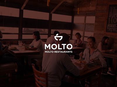 Molto Restaurants Logo Design & Branding branding graphic design logo