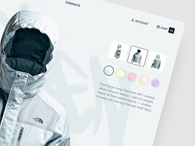 Website for E-commerce design interface product service startup ui ux web website