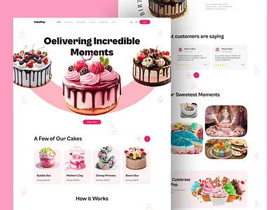 Artisan Bakery Website Design for Sweet Online Experiences bakery design bakery website cake shop e commerce ecommerce food ui home page landing page modern bakery pastry design sweet design web web design webdesign website website design